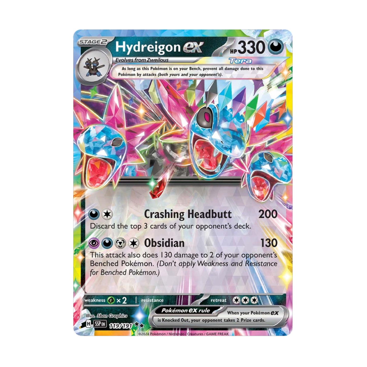 Hydreigon ex 119/191 Surging Sparks - SparkLeaf TCG