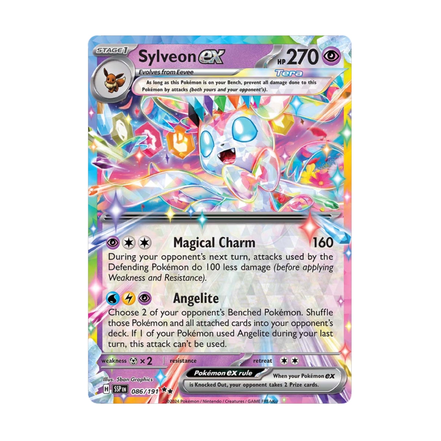 Sylveon ex 086/191 Surging Sparks - SparkLeaf TCG