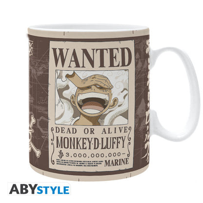 [Pre-Order] One Piece Mug (460ml) - Luffy Wanted - SparkLeaf TCG