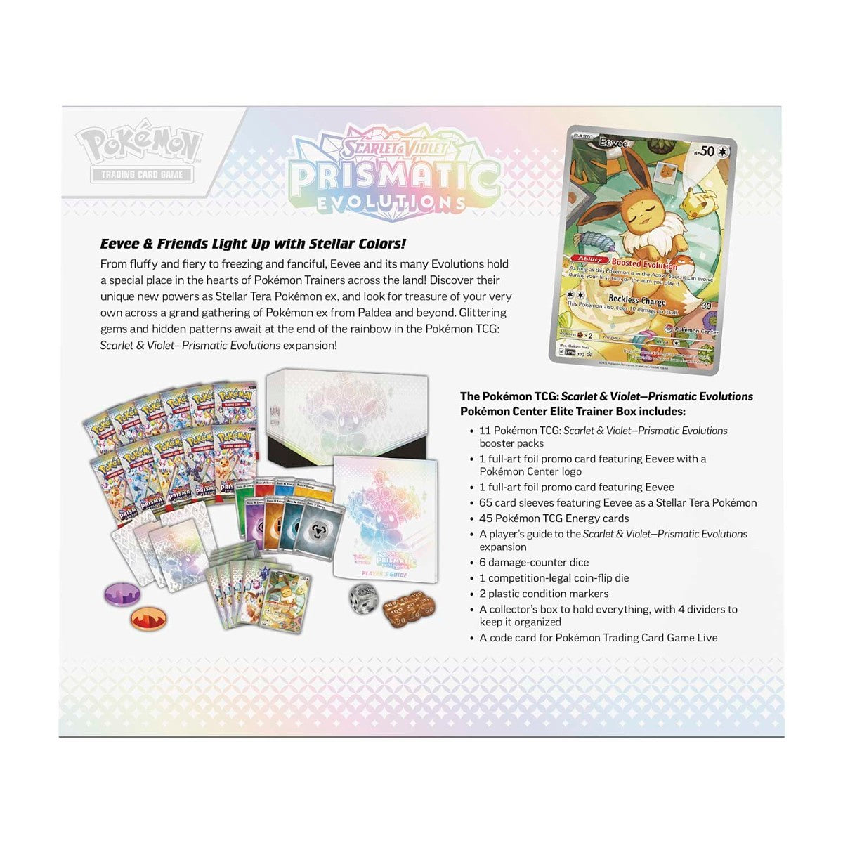 [Pre-Order] Pokémon - Prismatic Evolutions Elite Trainer Box (ETB) - EN - SparkLeaf TCG