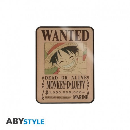 One Piece - Premium Magnet - "Wanted Luffy" - SparkLeaf TCG