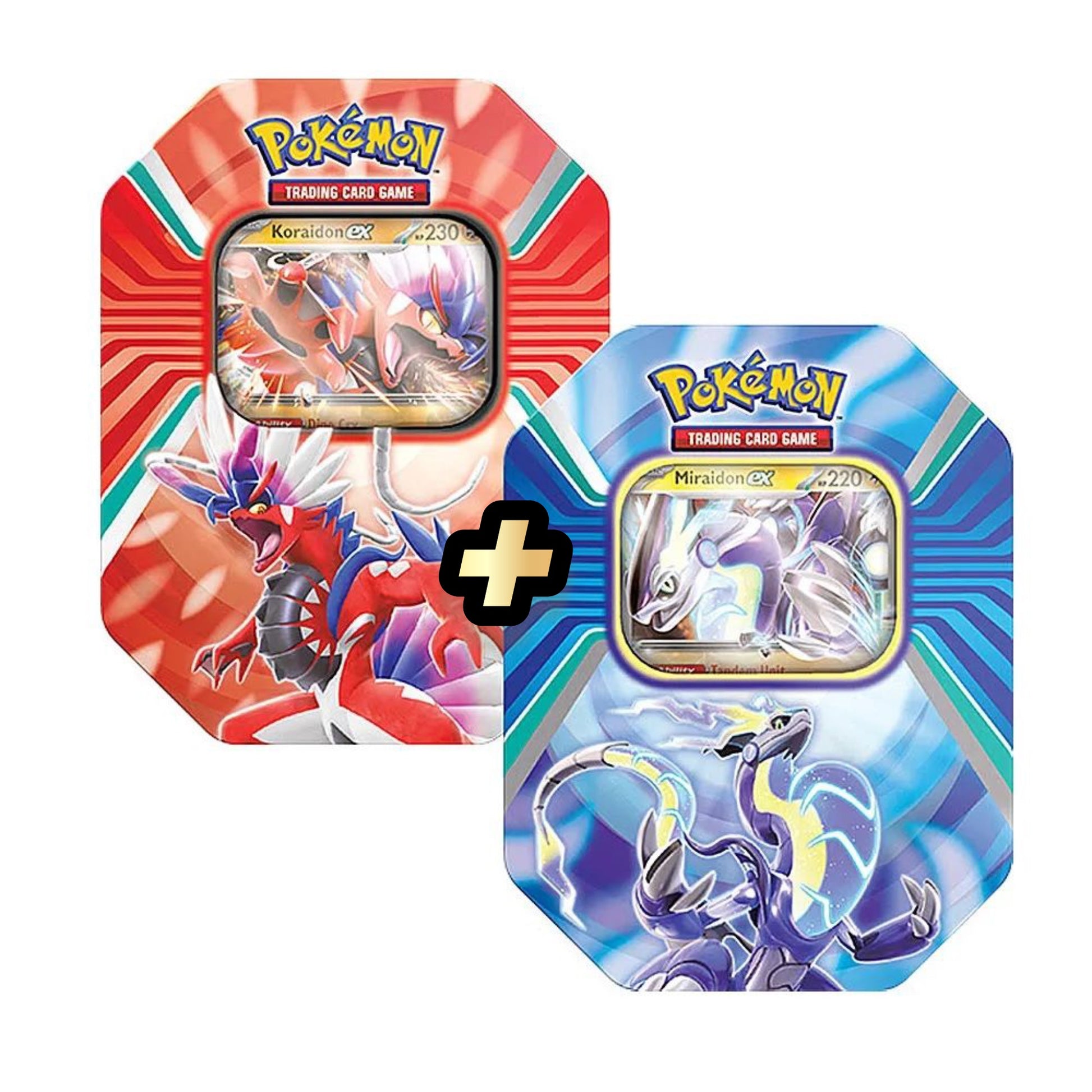 Pokémon - Tin-Box Set 2023 Summer (Koraidon EX, Miraidon EX) - EN - SparkLeaf TCG