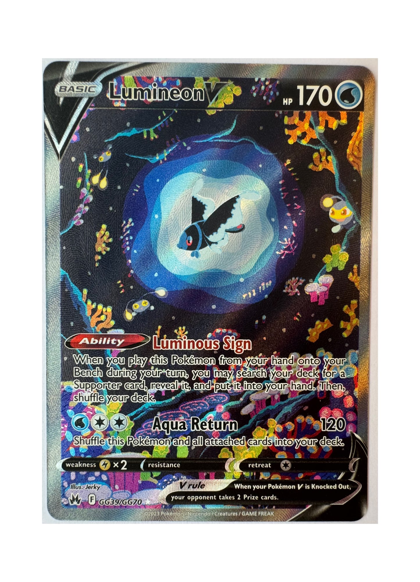 Lumineon V GG39/GG70 Crown Zenith SAR - SparkLeaf TCG