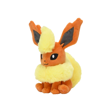 Pokemon Flareon Plushy #136 - Sitting Cuties - SparkLeaf TCG