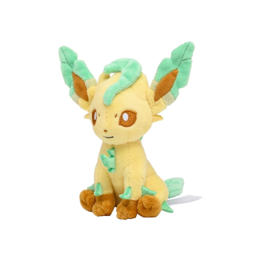 Pokemon Leafeon Plushy #470 - Sitting Cuties - SparkLeaf TCG