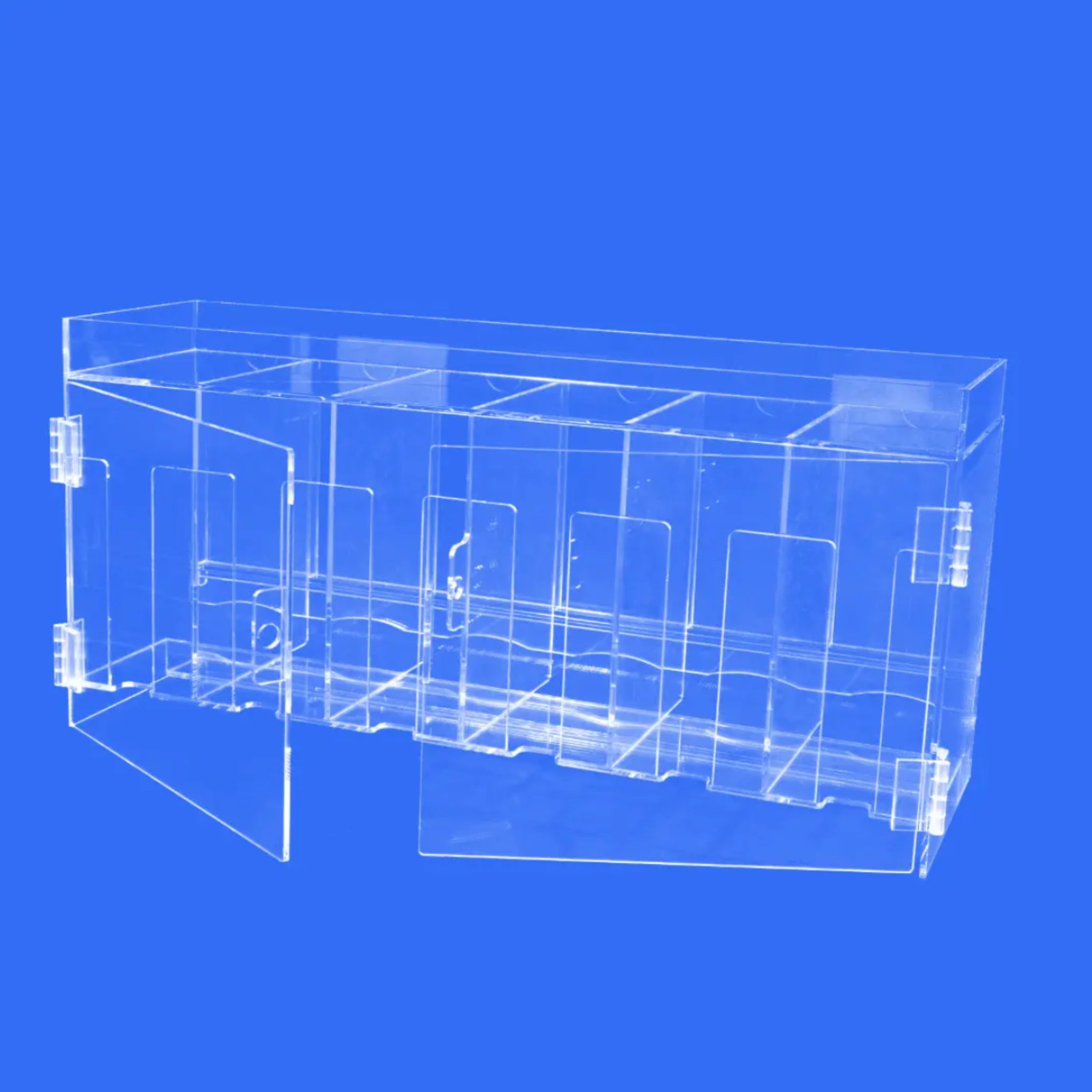 The Acrylic Box - 6- Slot Acrylic Pack Dispenser
