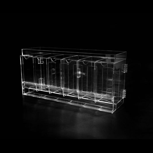 The Acrylic Box - 6- Slot Acrylic Pack Dispenser