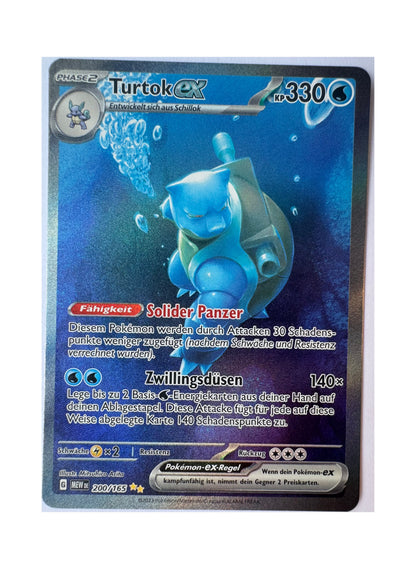 Turtok ex 200/165 Pokemon 151 SAR - SparkLeaf TCG