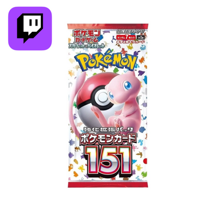 Twitch Stream: Pokémon 151 Booster Japanese