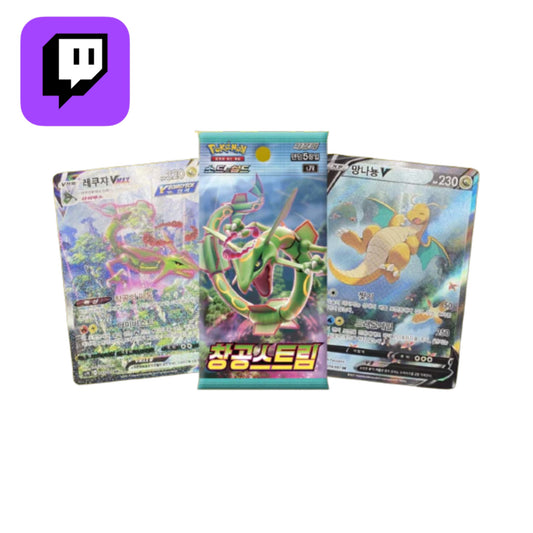 Twitch Stream: Pokémon Blue Sky Stream Booster Display Korean