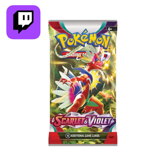 Twitch Stream: Pokémon Scarlet & Violet Booster - EN
