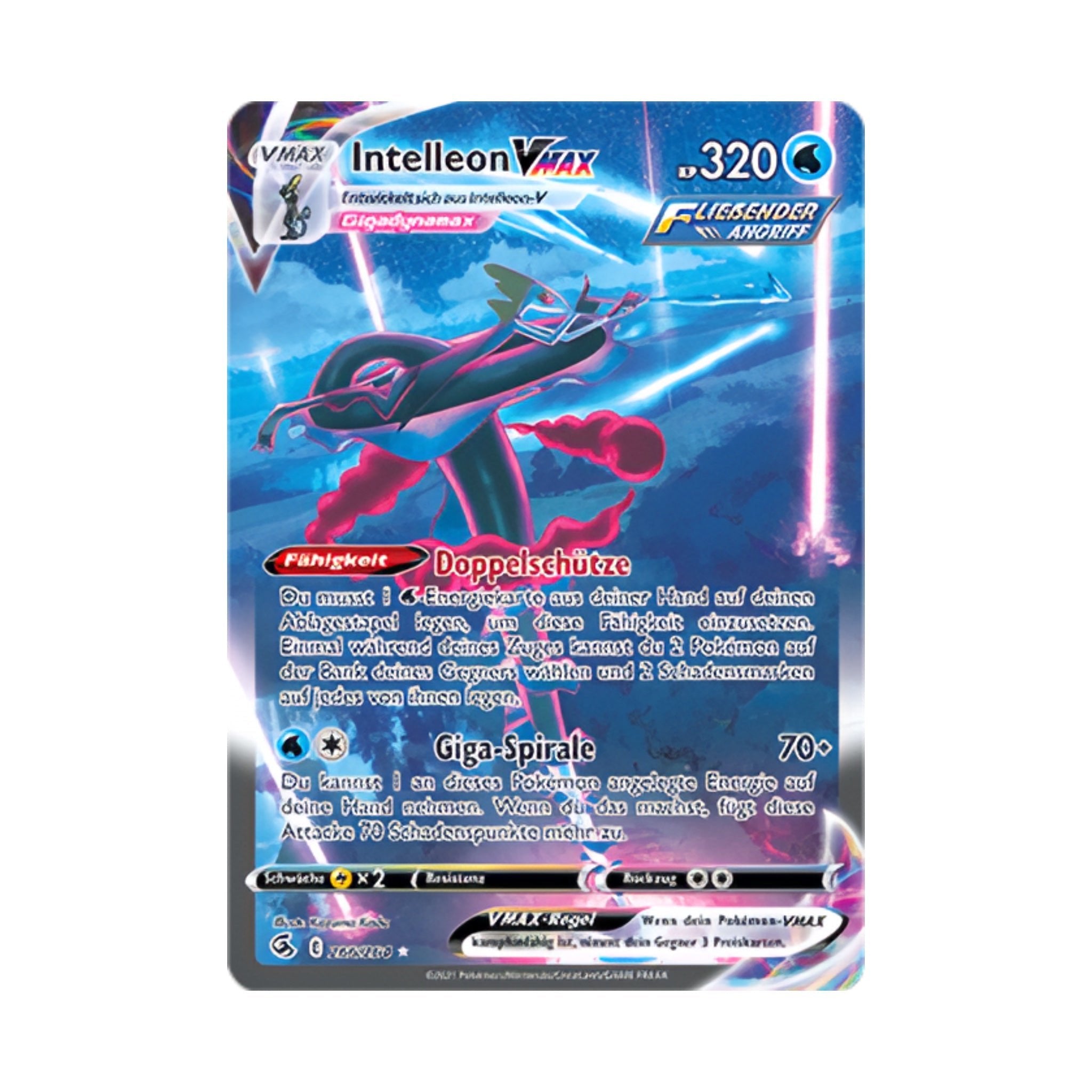 Intelleon Vmax 266/264 Fusion Strike SAR - SparkLeaf TCG