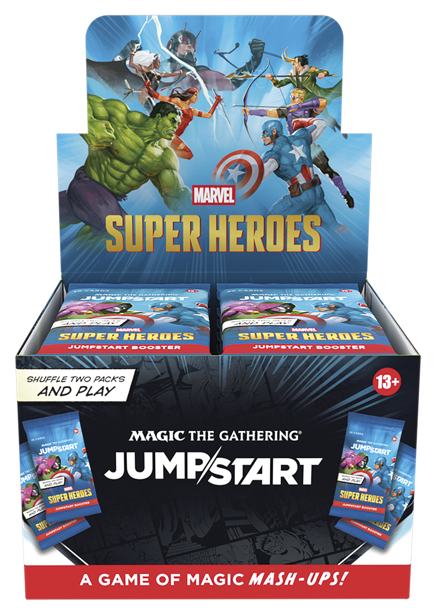 Magic: The Gathering Marvel Super Heroes - Jumpstart Booster Display - EN - SparkLeaf TCG