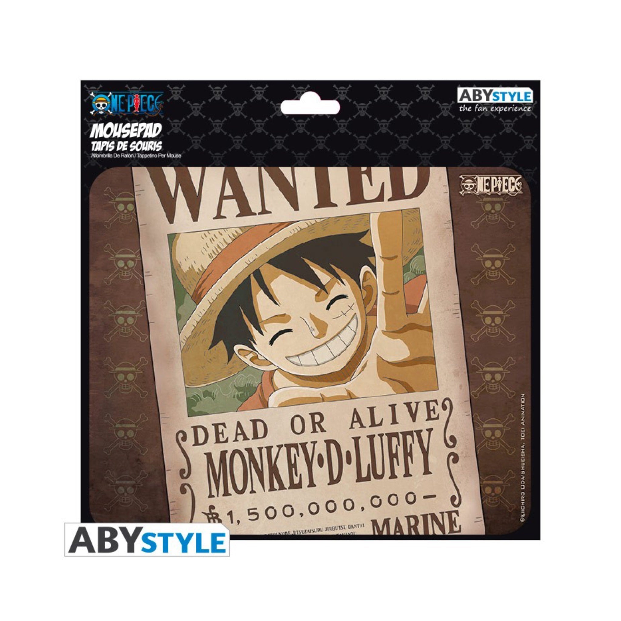 One Piece Mousepad - Wanted Luffy - SparkLeaf TCG