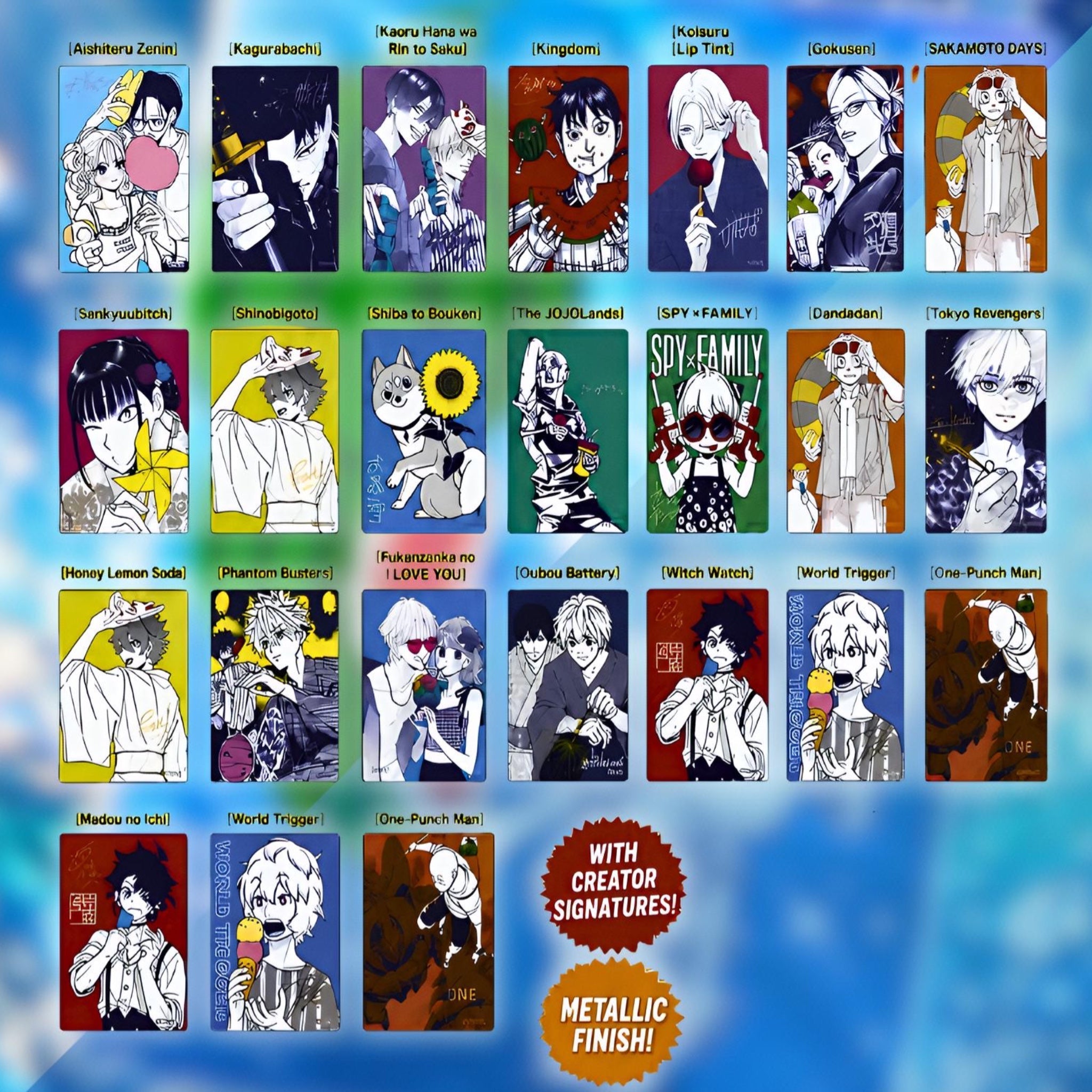 One Piece Natsukomi Meta Kira Metallic Card Complete Set (22 Cards) Japan Exclusive Promo - SparkLeaf TCG