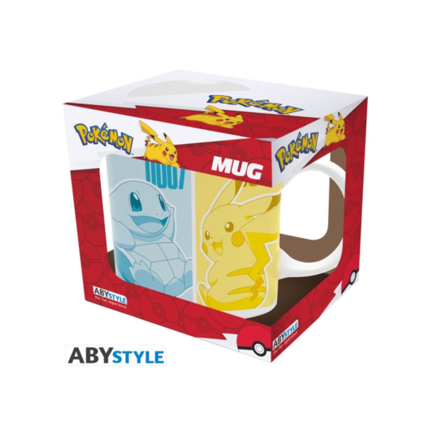 Pokémon Mug - Pikachu & Kanto Starters - SparkLeaf TCG