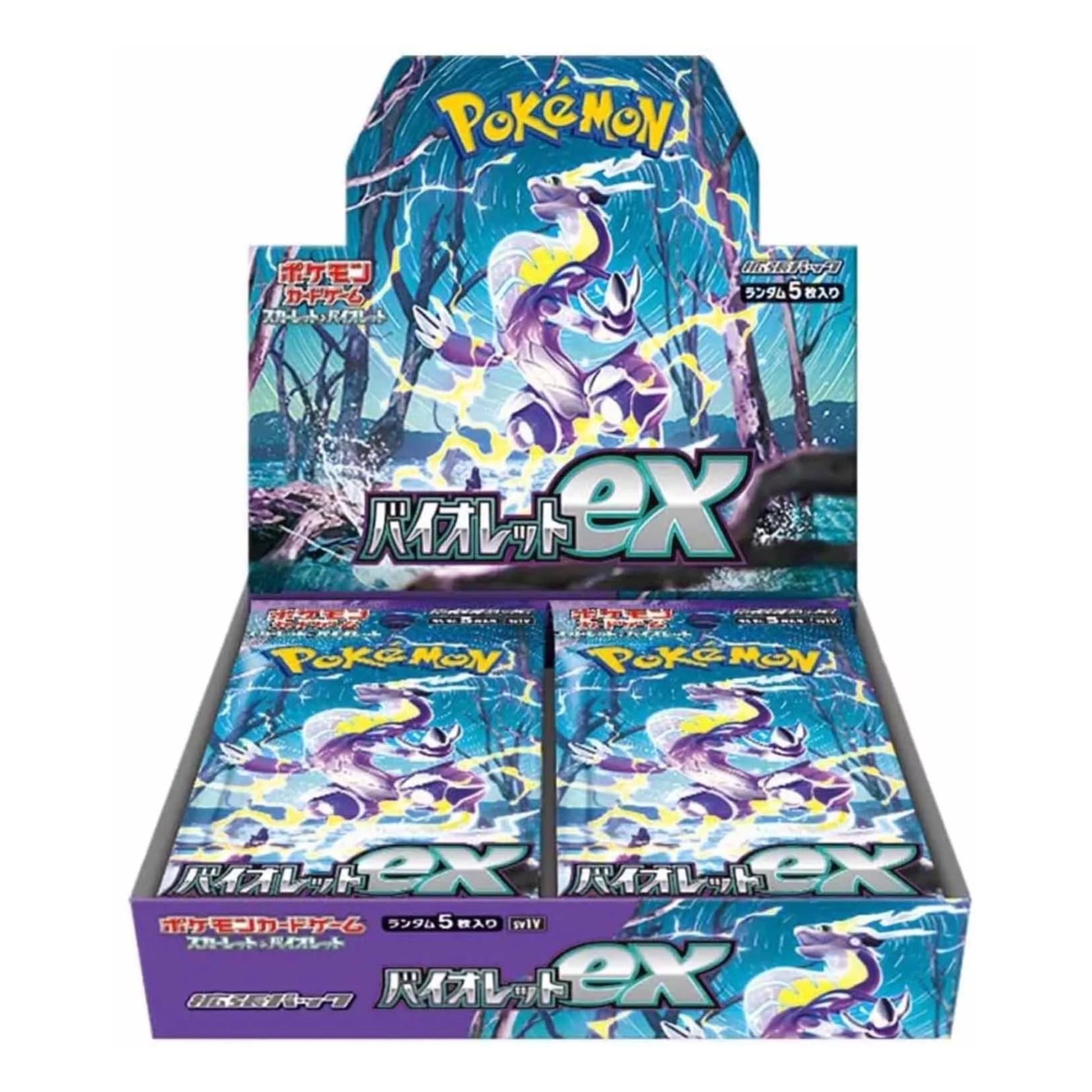 Pokémon Violet ex Booster Display Japanese - SparkLeaf TCG