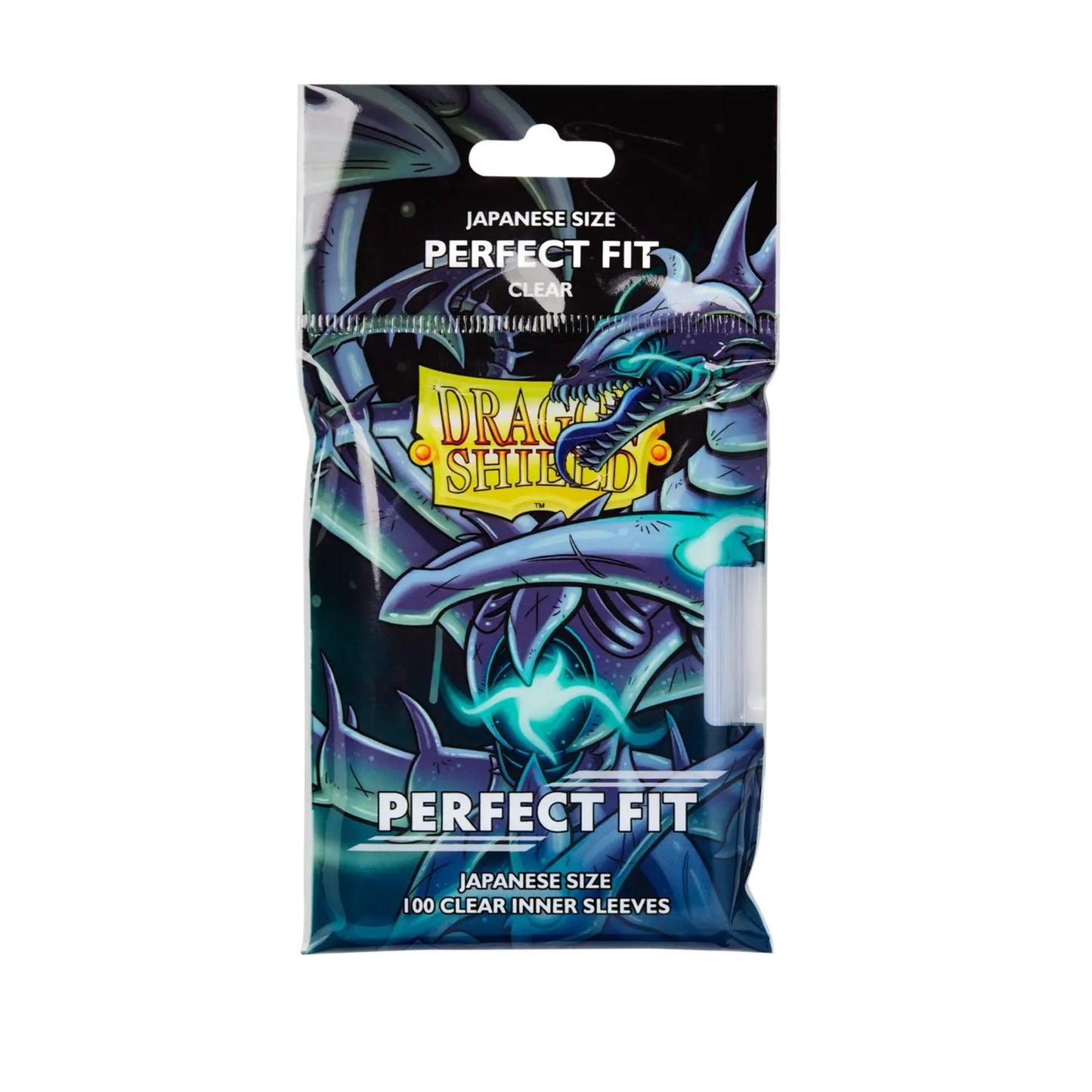 Dragon Shield - Perfect Fit Inner Sleeves Japanese Size - Clear - SparkLeaf TCG