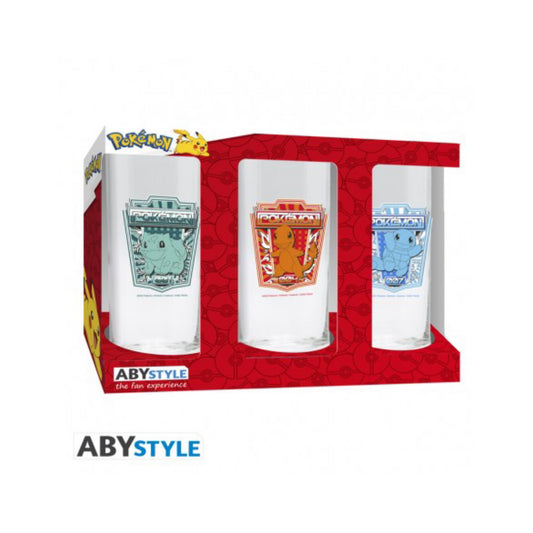 [Pre-Order] Pokémon - 3 Glas Set - SparkLeaf TCG