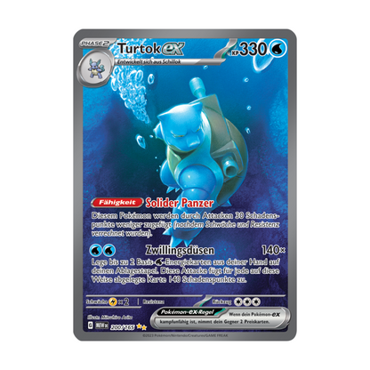 Turtok ex 200/165 Pokemon 151 SAR - SparkLeaf TCG