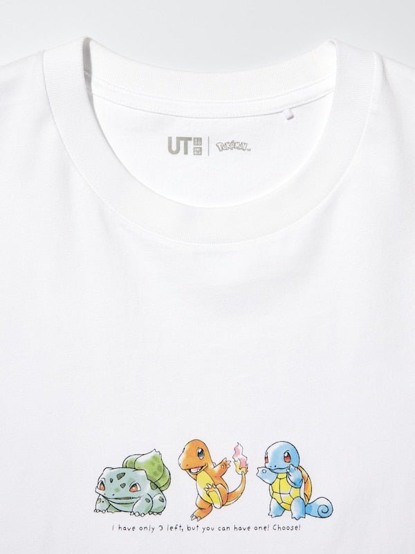 Pokémon 30th Anniversary - UT Short Sleeve Graphic T-shirt - 3 Starters - SparkLeaf TCG