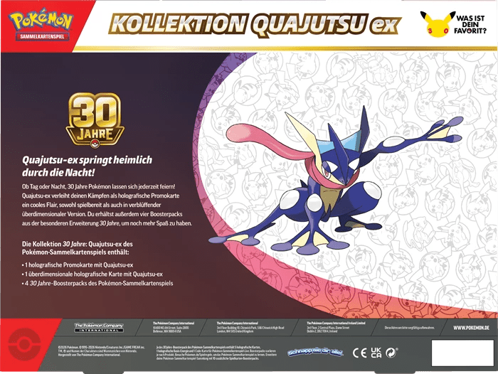 Pokémon - 30th Celebration Greninja ex Box - SparkLeaf TCG