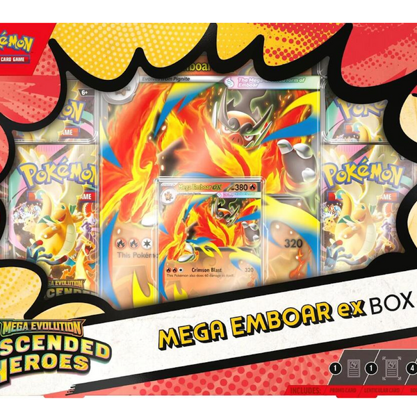 Pokémon - Ascended Heroes Mega Emboar ex Box - SparkLeaf TCG