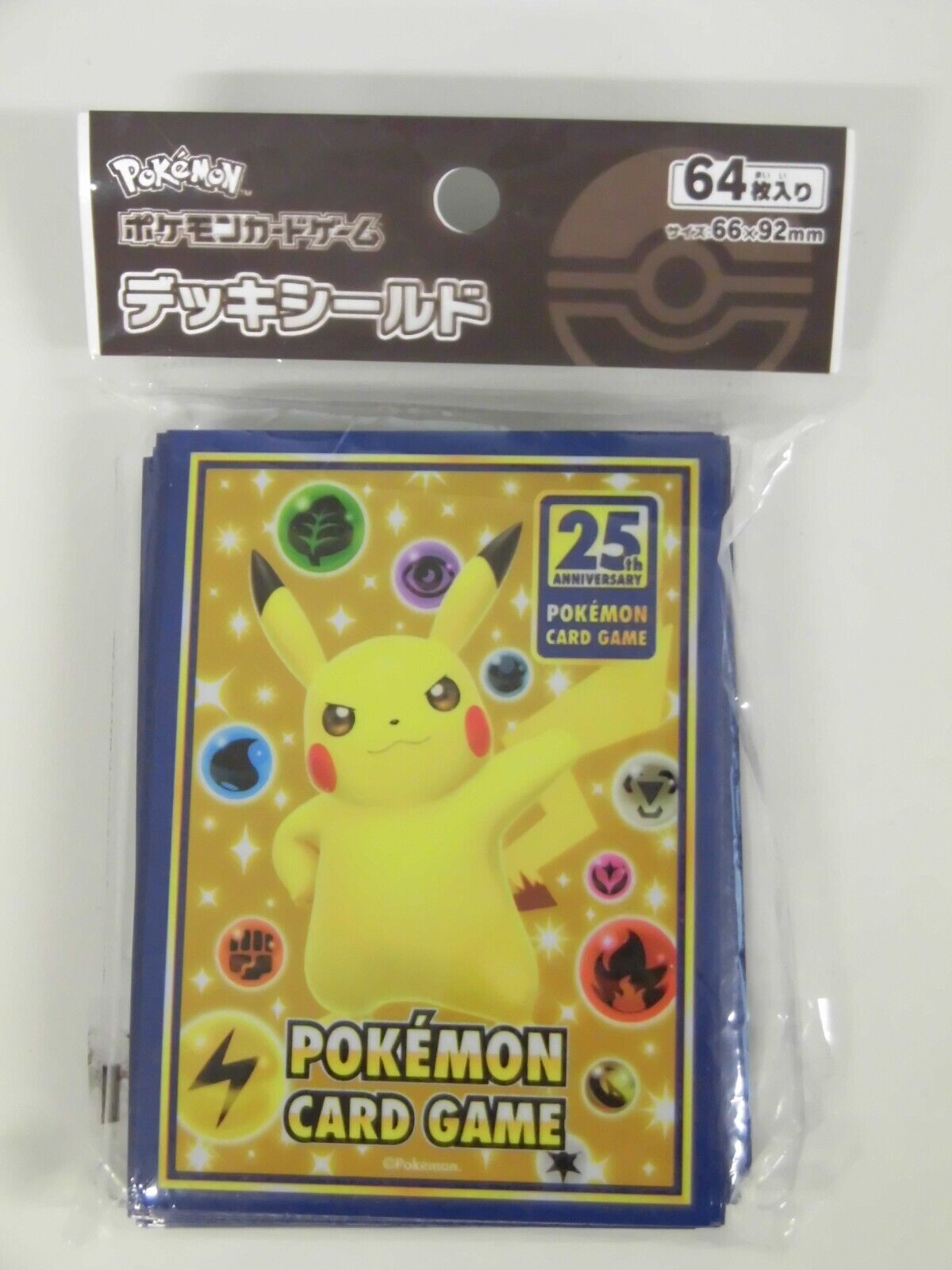 Pokemon Card 25th Anniversary Collection 64 Sleeves Japanese Pikachu - SparkLeaf TCG