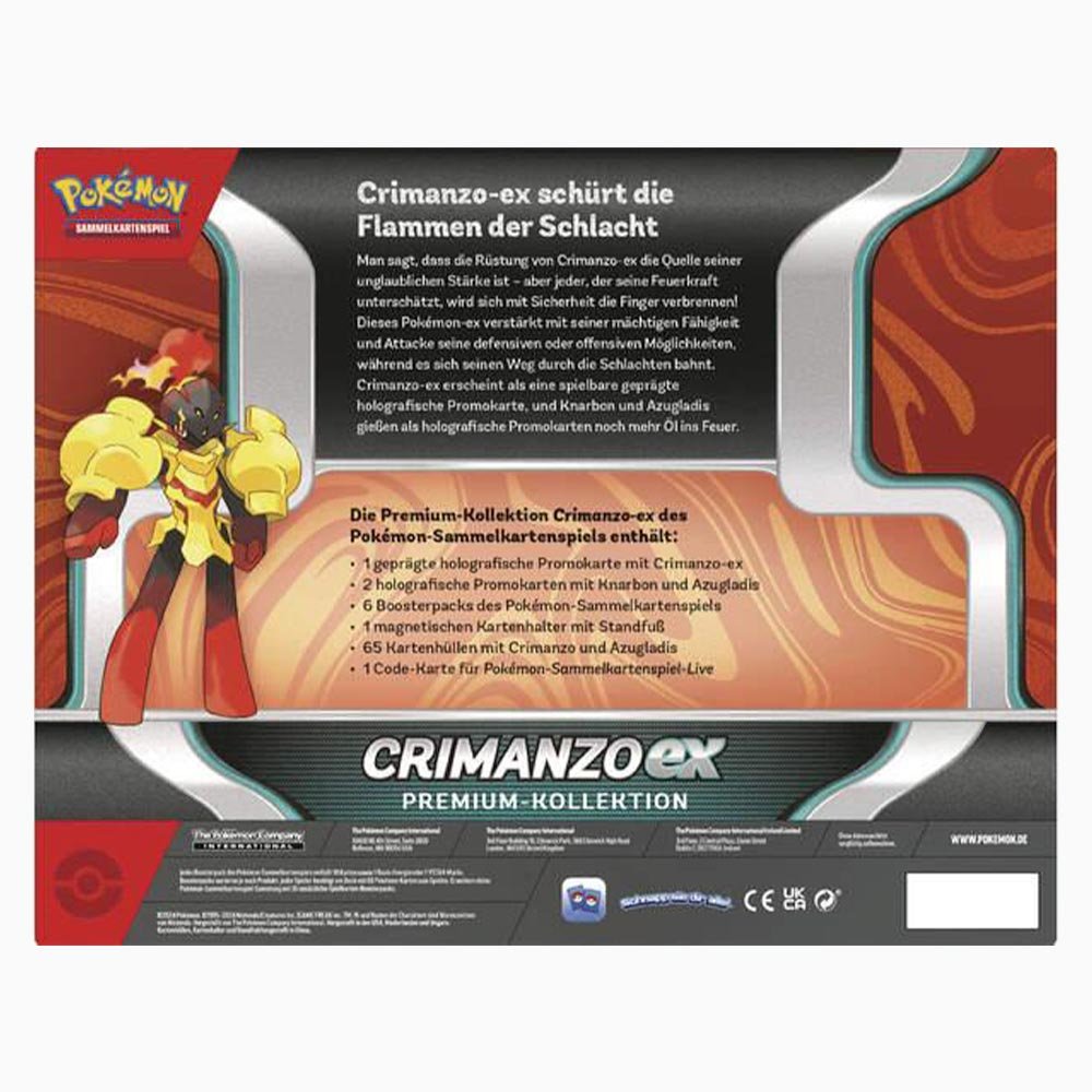Pokémon - Crimanzo ex Premium Kollektion - DE - SparkLeaf TCG