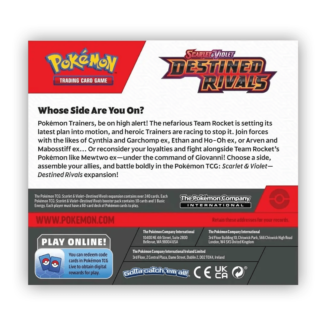 Pokémon Destined Rivals Booster Display - EN - SparkLeaf TCG