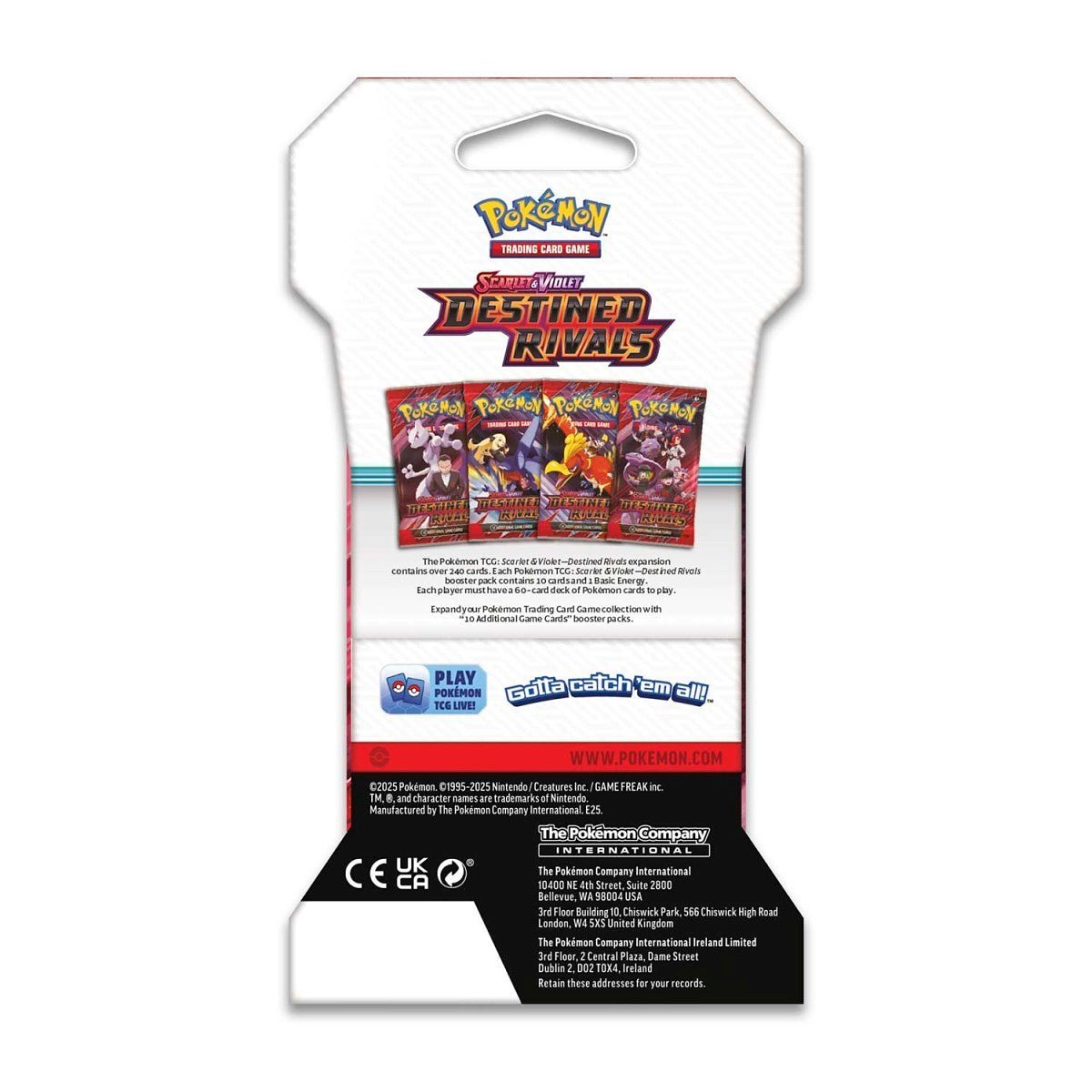 Pokémon - Destined Rivals Booster - EN - SparkLeaf TCG