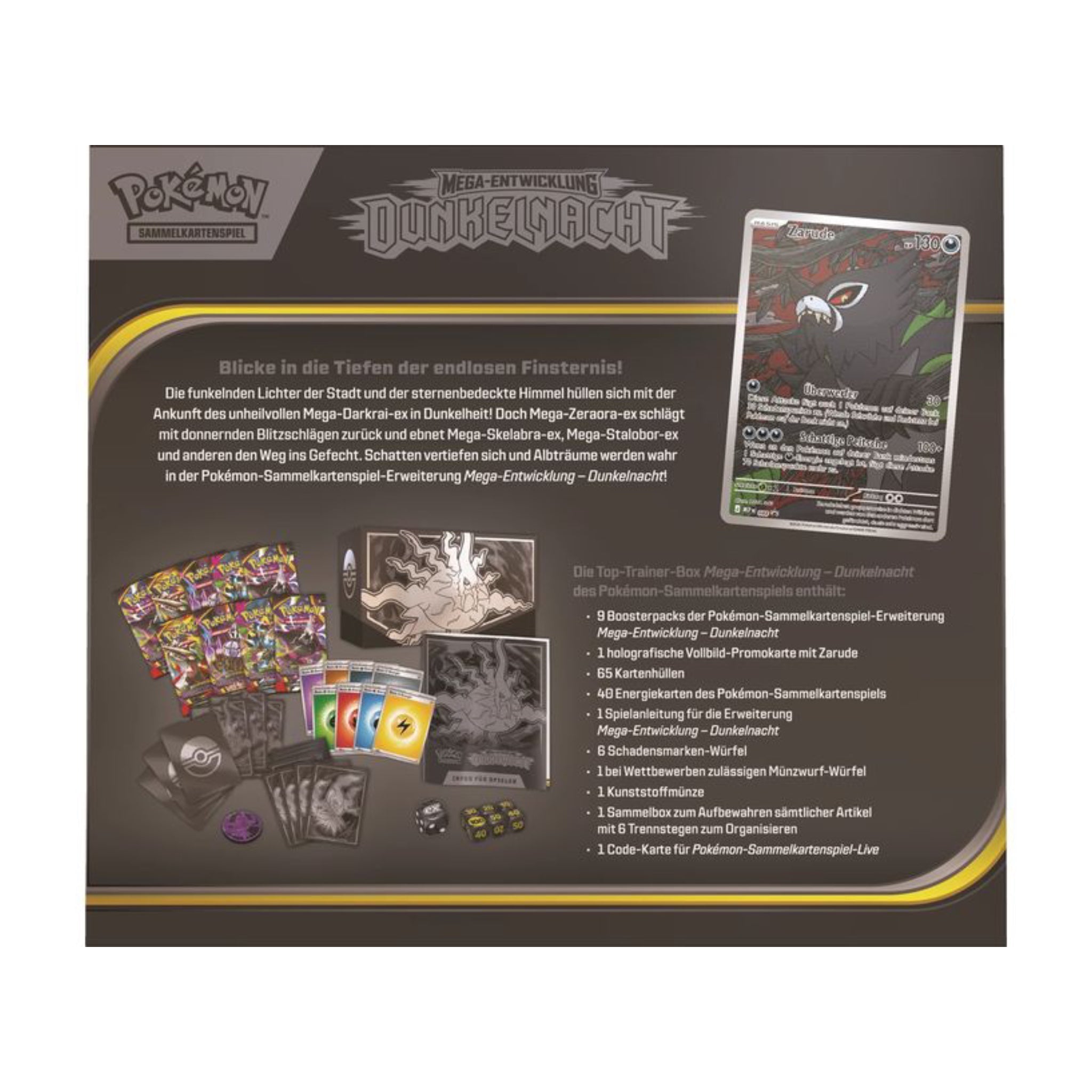 Pokémon - Dunkelnacht Top Trainer Box (TTB) - DE - SparkLeaf TCG