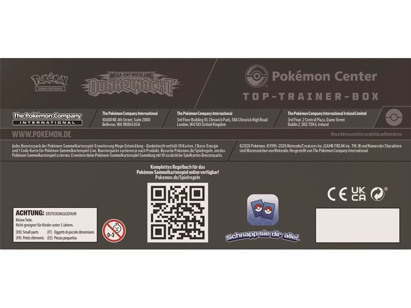 Pokémon - Dunkelnacht Top Trainer Box (TTB) - DE - SparkLeaf TCG