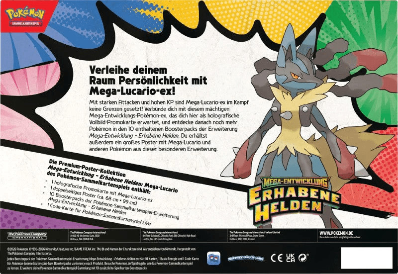 Pokémon - Erhabene Helden Premium Poster Kollektion - DE - SparkLeaf TCG