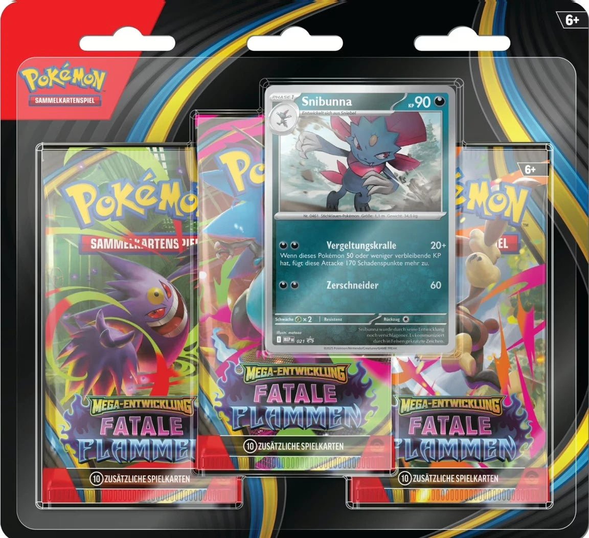 Pokémon - Fatale Flammen 3 - Pack Blister - DE - SparkLeaf TCG