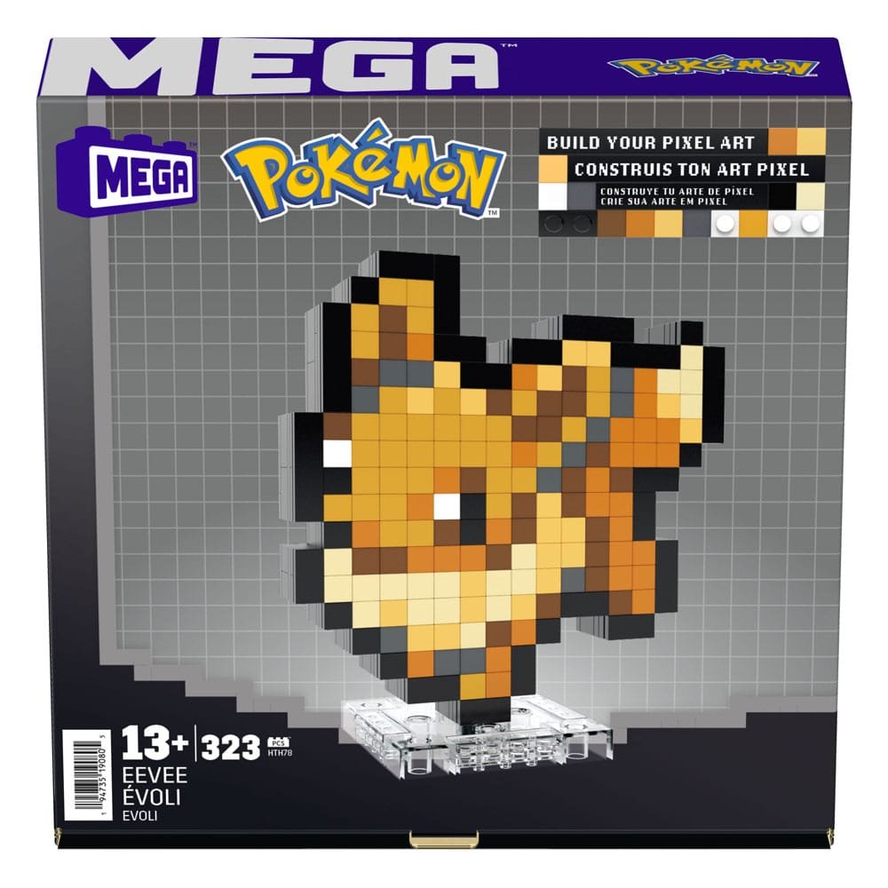 Pokémon MEGA Bauset Eevee Pixel Art - SparkLeaf TCG
