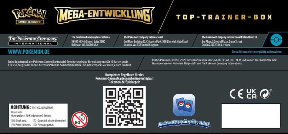 Pokémon - Mega Entwicklung Elite Trainer Box (ETB) - DE - SparkLeaf TCG
