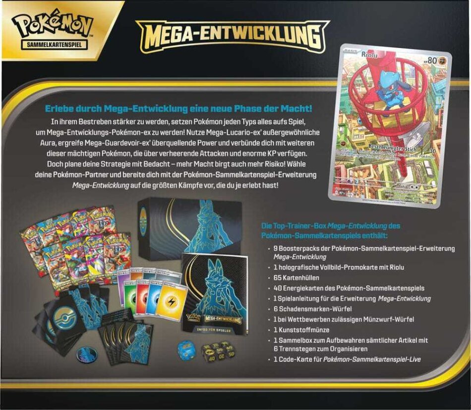 Pokémon - Mega Entwicklung Elite Trainer Box (ETB) - DE - SparkLeaf TCG