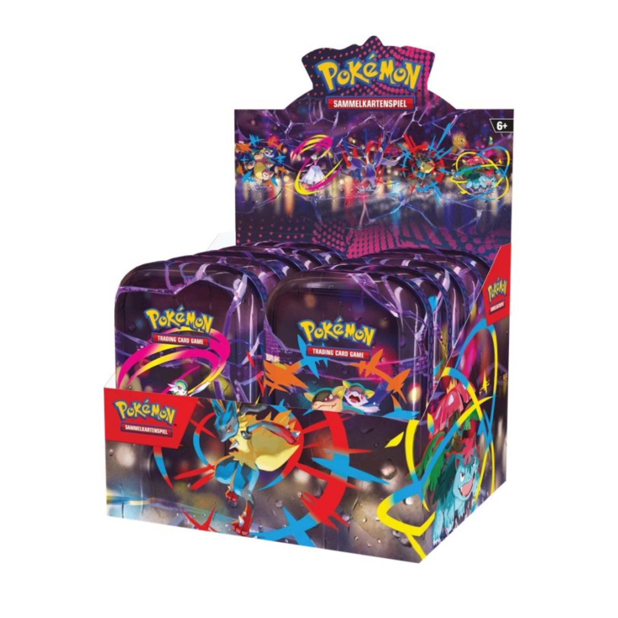 Pokémon - Mega Helden Mini Tin Display - DE - SparkLeaf TCG