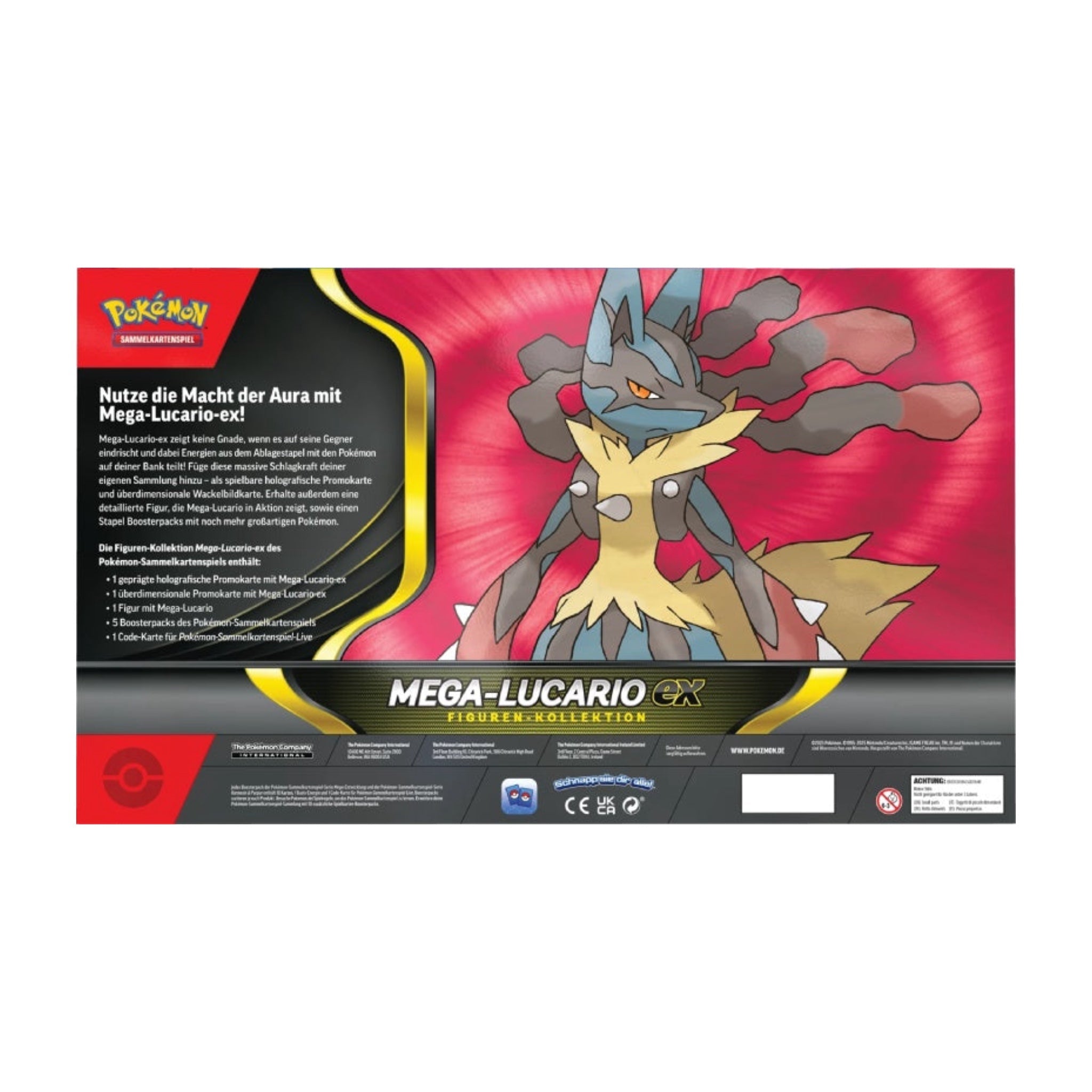 Pokémon - Mega Lucario ex Figuren Kollektion - DE - SparkLeaf TCG
