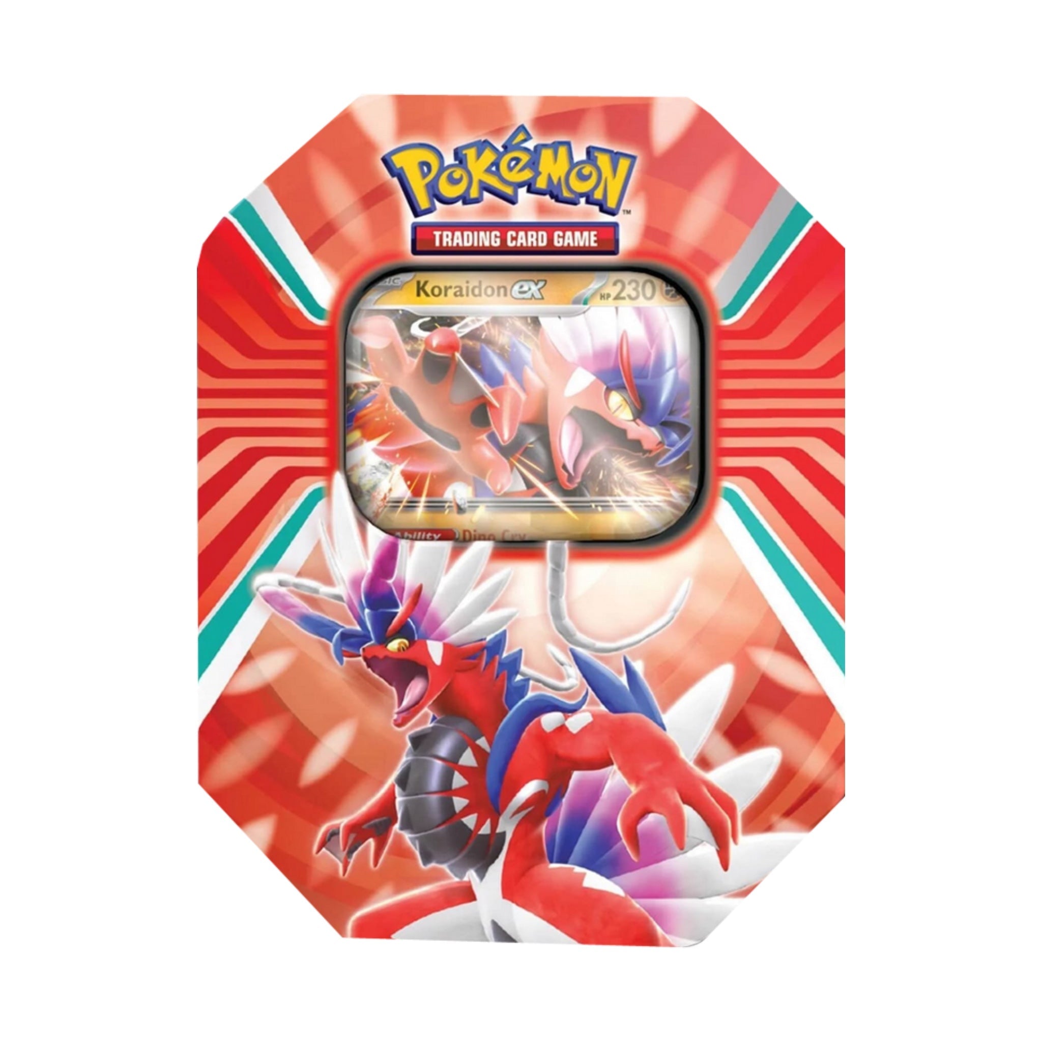 Pokémon - Paldea Legends Summer Tin 2023 Koraidon ex - EN - SparkLeaf TCG
