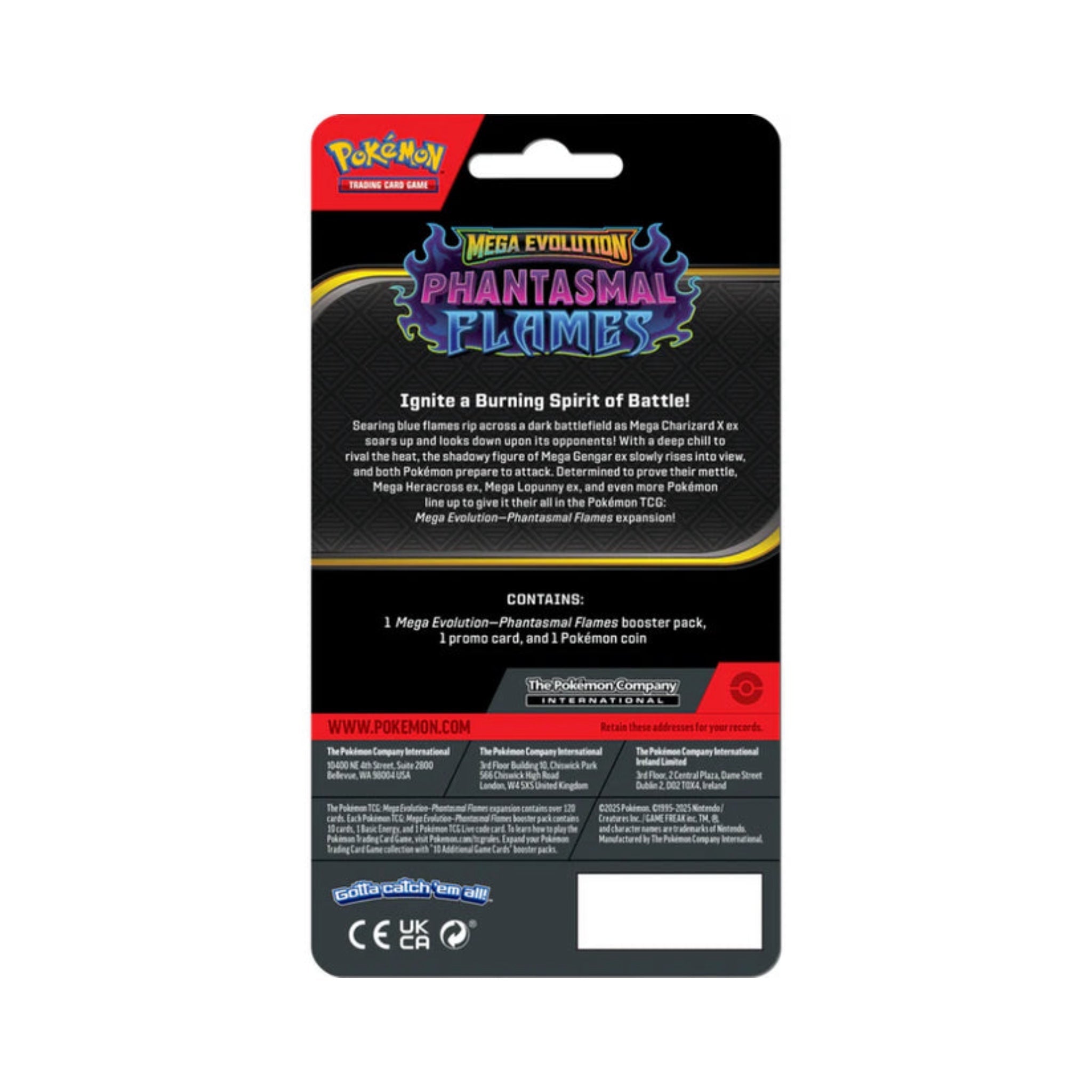 Pokémon - Phantasmal Flames Checklane Blister - EN - SparkLeaf TCG