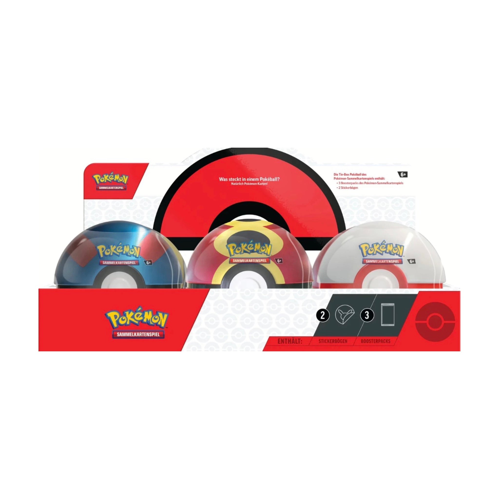 Pokémon - Pokéball Tin 2025 Case - DE - SparkLeaf TCG