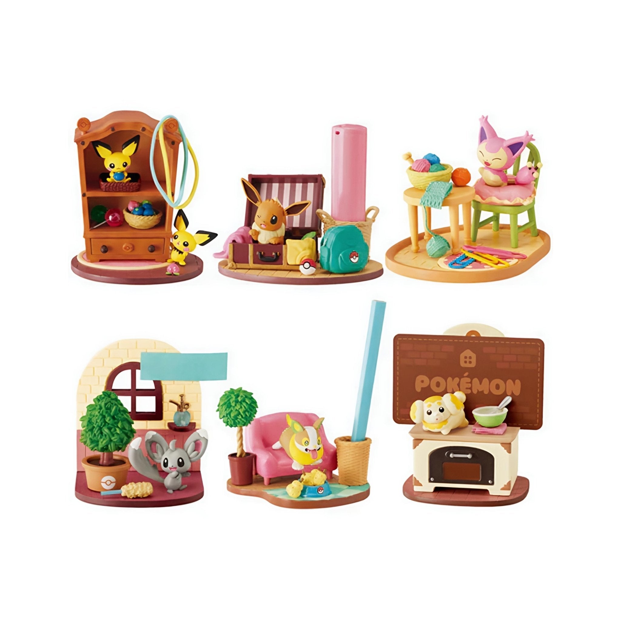 Pokémon Relaxing Home Collection – Re-Ment Blind Box - SparkLeaf TCG