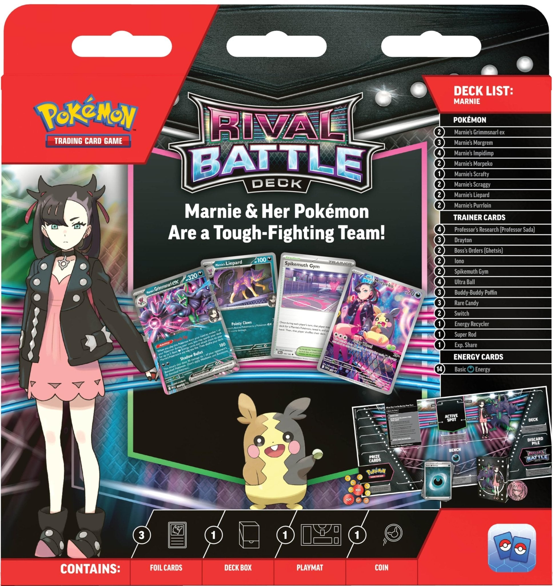 Pokémon - Rival Battle Deck Marnie 2025 - EN - SparkLeaf TCG