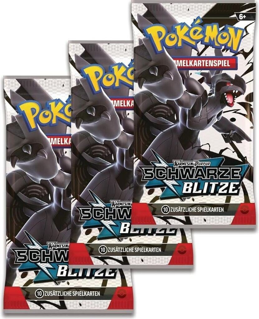 Pokémon - Schwarze Blitze Tech Sticker Kollektion - DE - SparkLeaf TCG