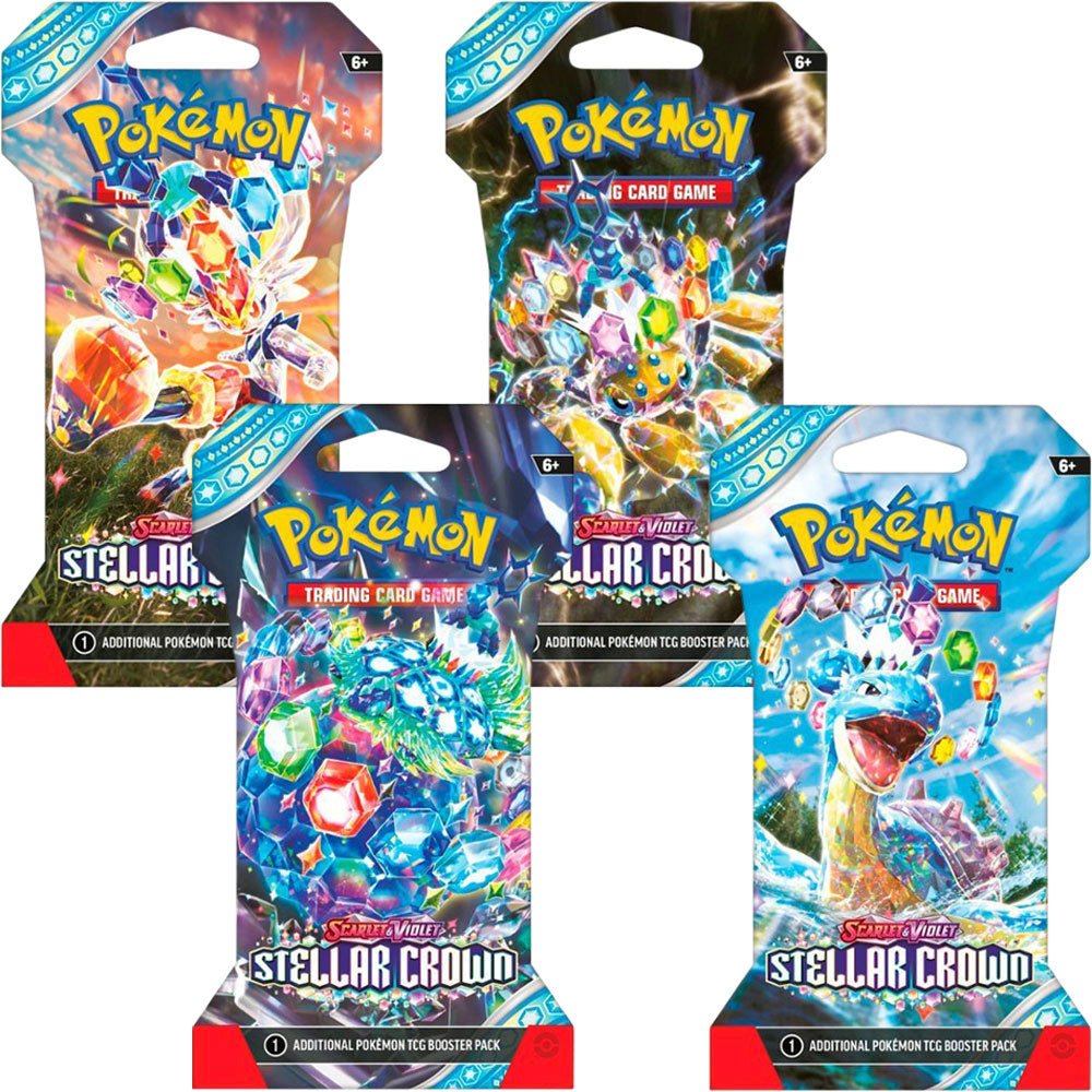 Pokémon - Stellar Crown Sleeved Booster - EN - SparkLeaf TCG