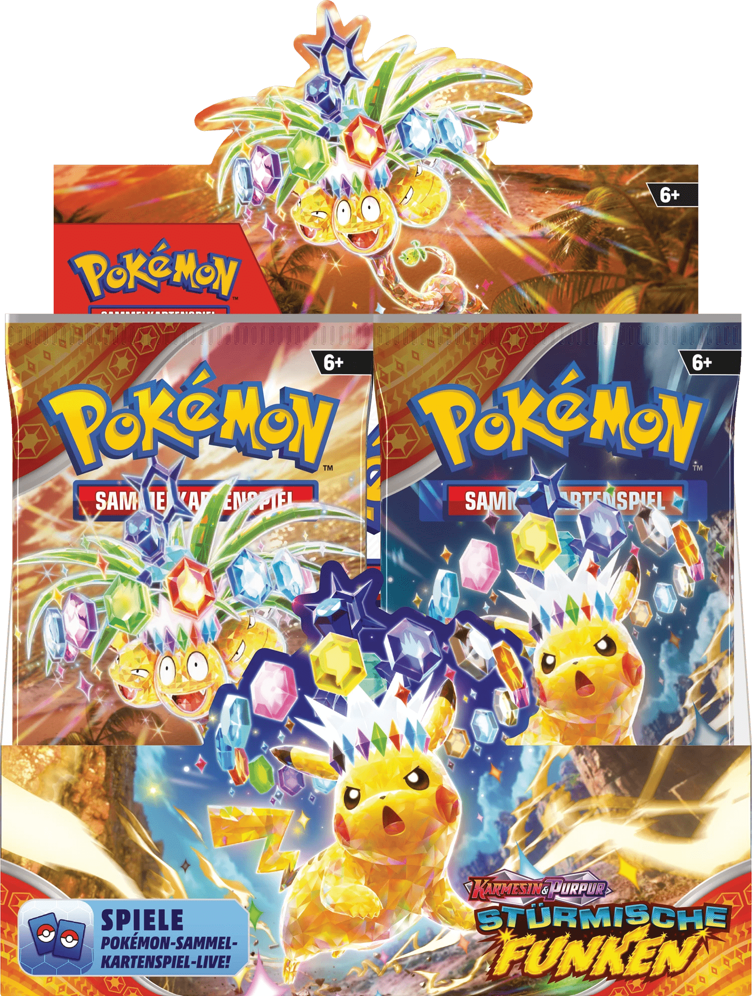 Pokémon - Stürmische Funken Booster Display - DE - SparkLeaf TCG