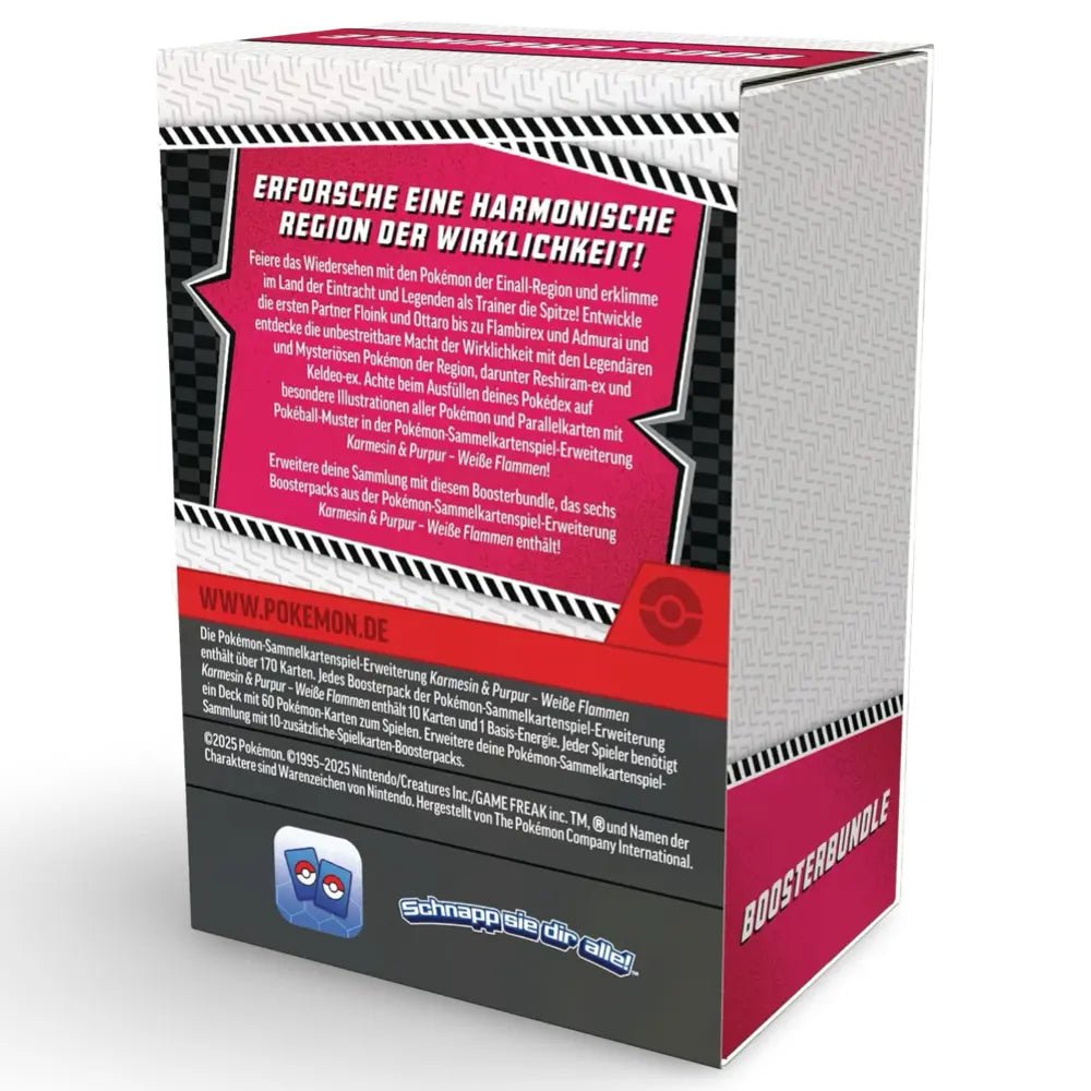Pokémon - Weisse Flammen Booster Bundle Sealed Case - DE - SparkLeaf TCG