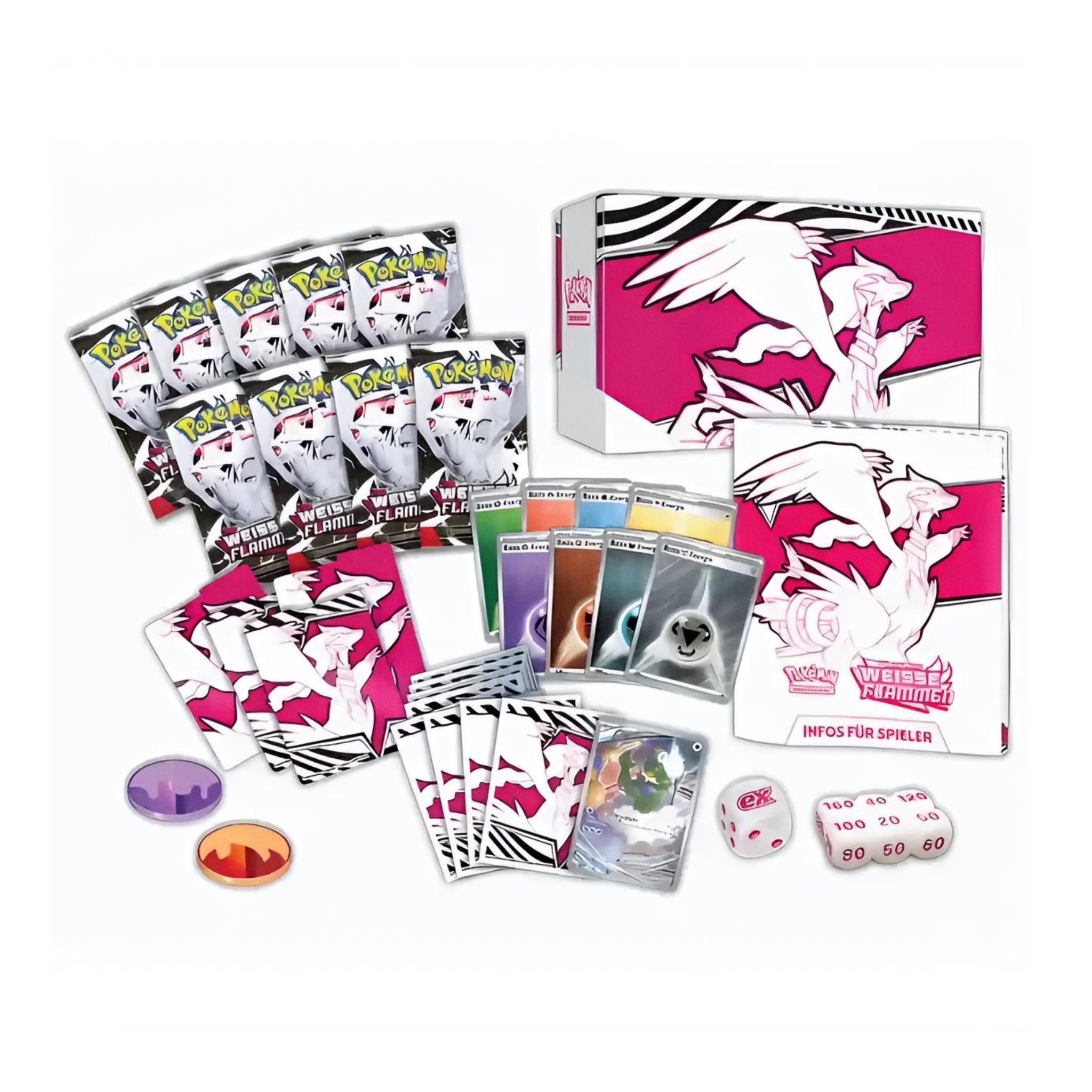 Pokémon - Weisse Flammen Top Trainer Box (TTB) - DE - SparkLeaf TCG